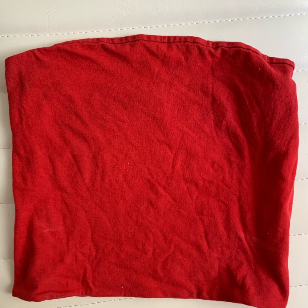 Red Brandy Melville Tube top